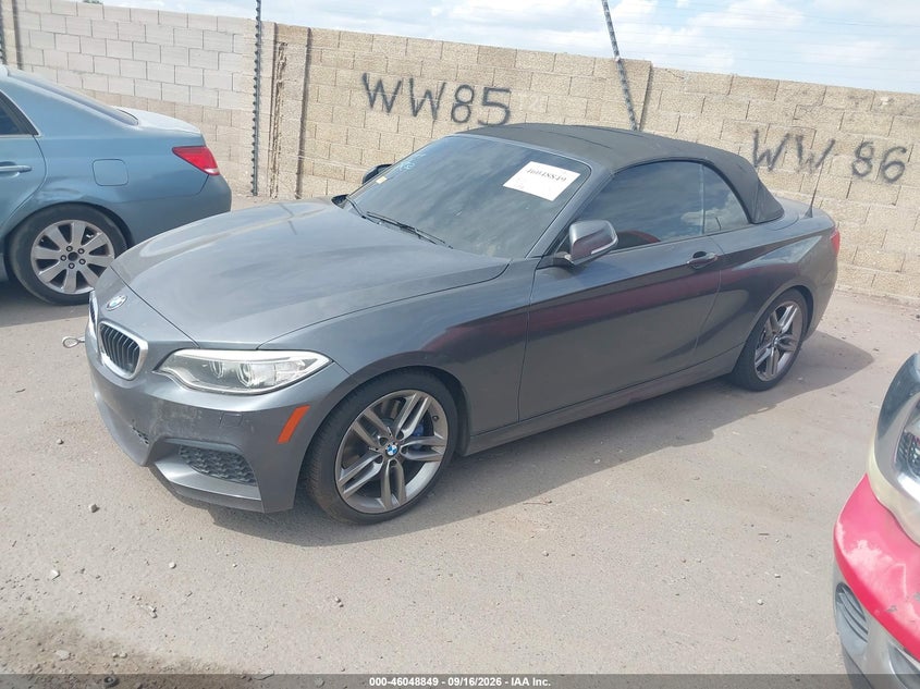 Vin: wba1k5c53fv242678, lot: 46548304, bmw 228i 20152