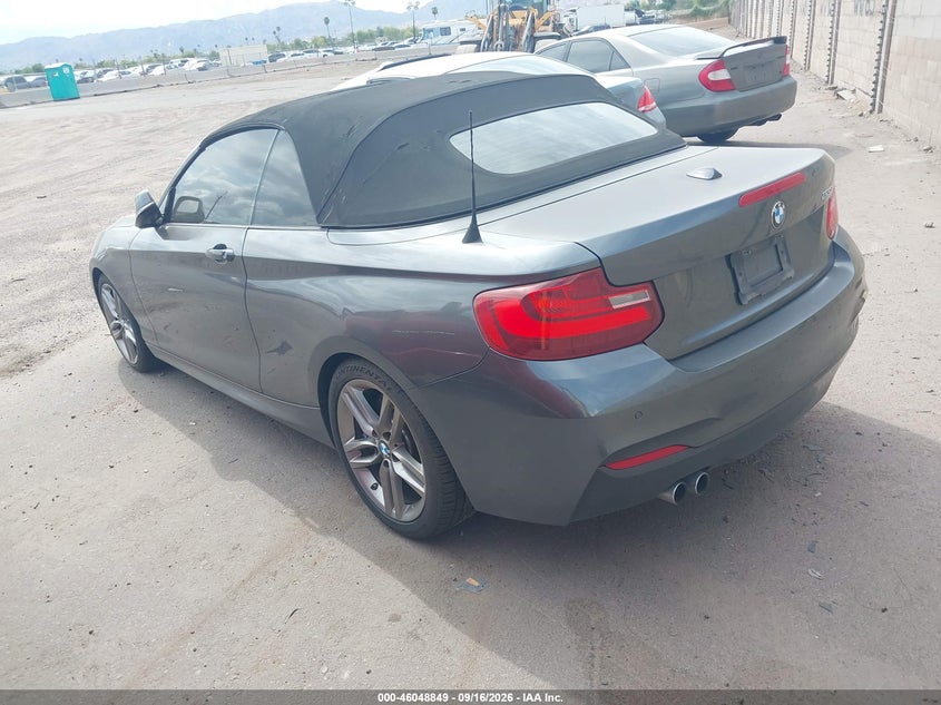 Vin: wba1k5c53fv242678, lot: 46548304, bmw 228i 20153