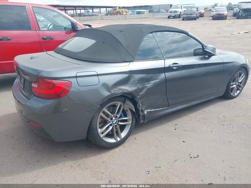 Vin: wba1k5c53fv242678, lot: 46548304, bmw 228i 20154