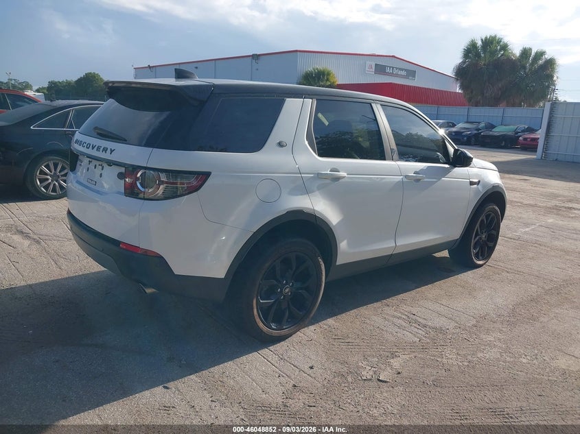 Vin: salcr2bg0hh684434, lot: 46548307, land rover discovery sport hse 20174