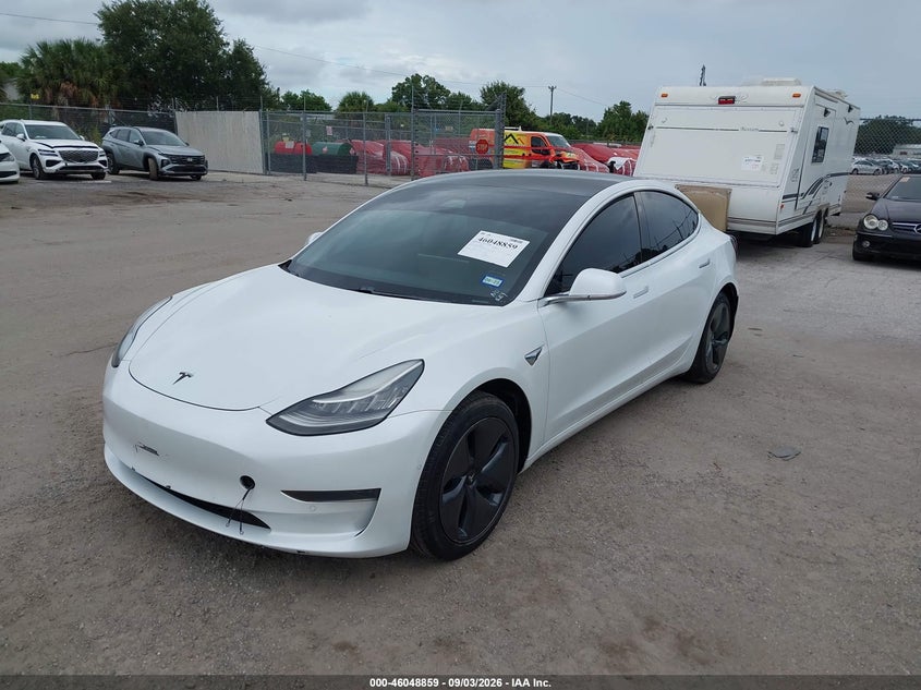2020 Tesla Model 3, Удар сзади, IAAI, VIN 5YJ3E1EA6LF799620 — фото 2