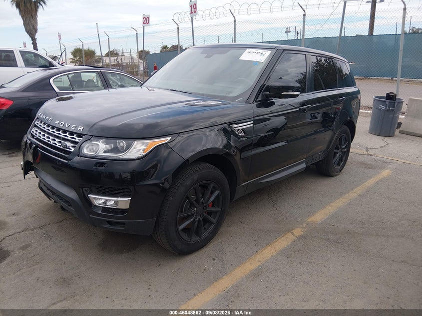 Vin: salwr2vf3fa518768, lot: 46548317, land rover range rover sport 3.0l v6 supercharged hse 20152