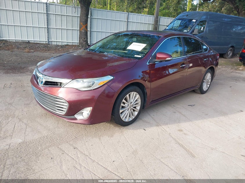 2014 TOYOTA AVALON SEDAN 2.5L I-4 DOHC, VVT, REGULAR , 156HP
