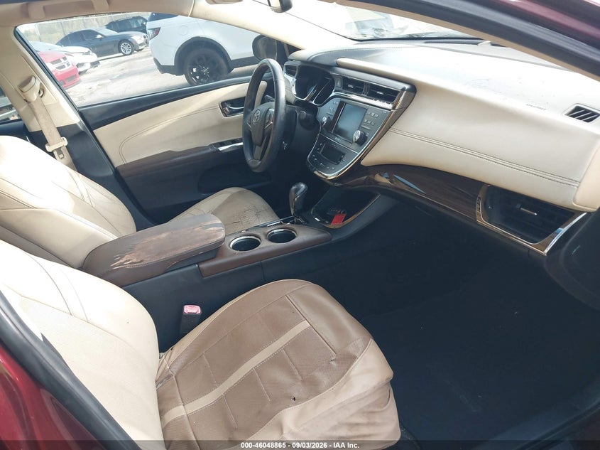 2014 TOYOTA AVALON SEDAN 2.5L I-4 DOHC, VVT, REGULAR , 156HP