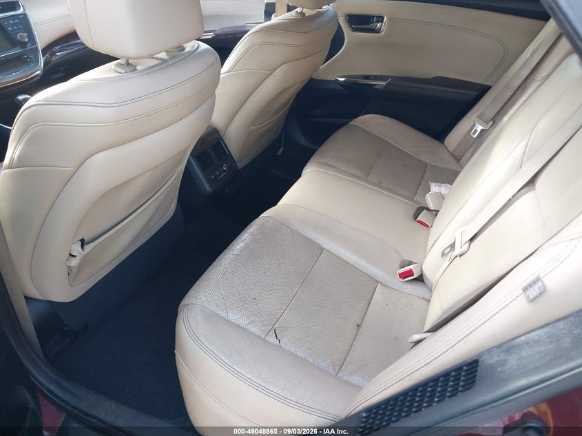 2014 TOYOTA AVALON SEDAN 2.5L I-4 DOHC, VVT, REGULAR , 156HP