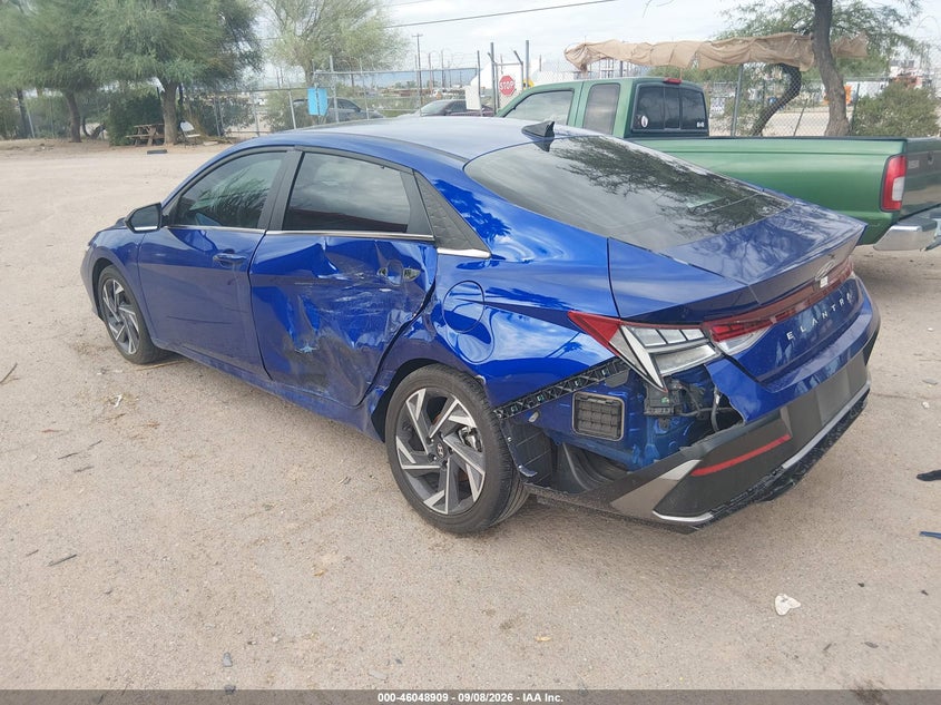 Vin: kmhls4dg5su022282, lot: 46548364, hyundai elantra sel convenience 20253