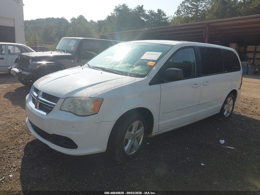 2013 Dodge Caravan, Звичайний знос, IAAI, VIN 2C4RDGBG4DR812864 — фото 2