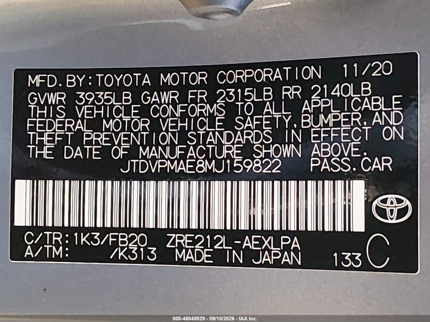 TOYOTA COROLLA - zdjęcie 9