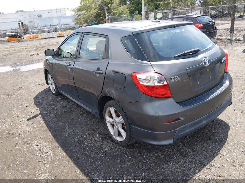 TOYOTA MATRIX 2009 VIN 2T1KE40EX9C008624