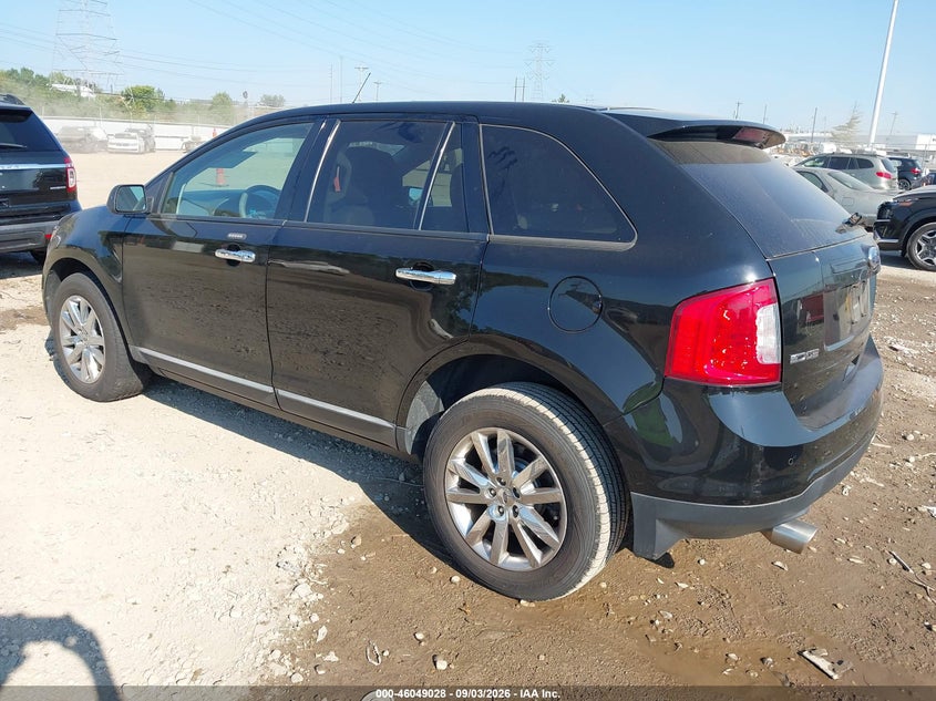 Vin: 2fmdk3jc9bbb50773, lot: 46548483, ford edge sel 20113