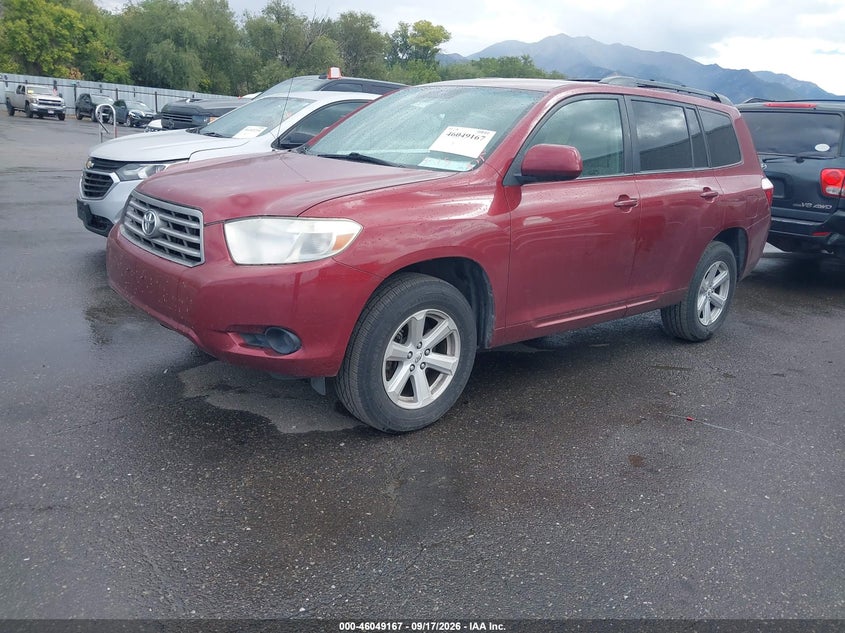 Vin: 5tdbk3eh4as029132, lot: 46548653, toyota highlander base v6 20102