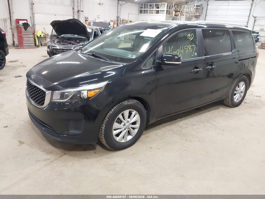 Vin: kndmb5c15g6158287, lot: 46548673, kia sedona lx 20162