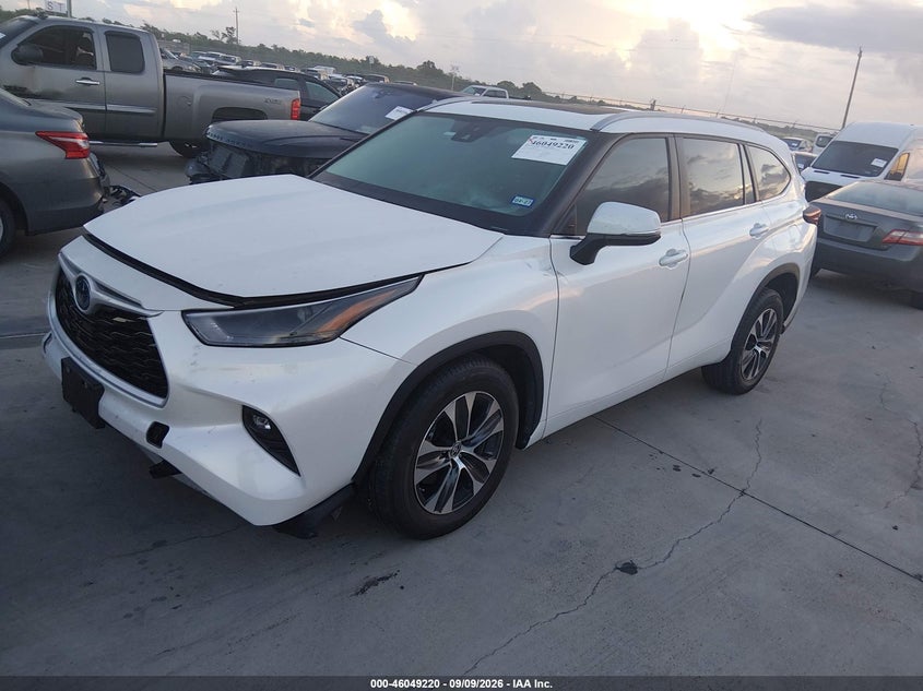 Vin: 5tdkarah7rs530457, lot: 46548707, toyota highlander hybrid xle 20242