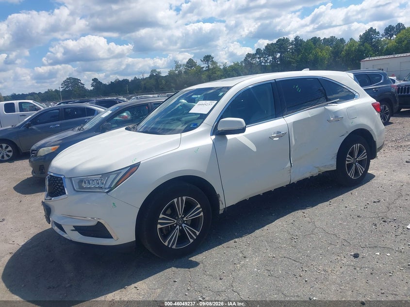 Vin: 5fryd4h35hb019555, lot: 46548723, acura mdx 20172