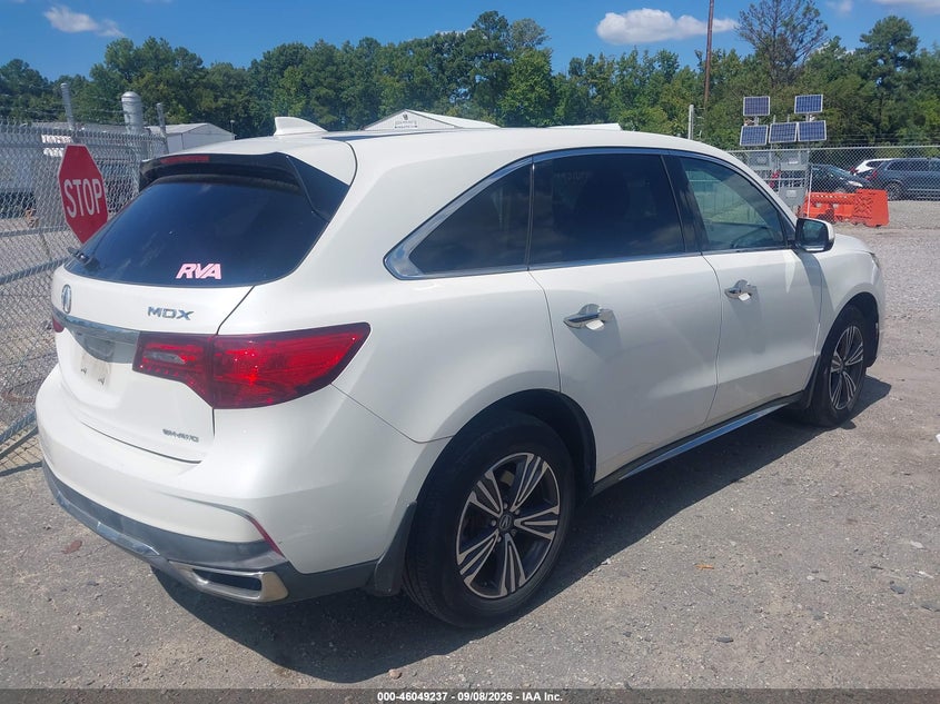 2017 ACURA MDX auction photo 4