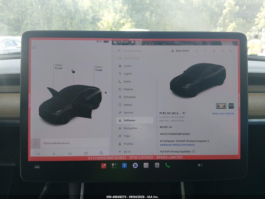 2021 TESLA MODEL Y auction photo 7