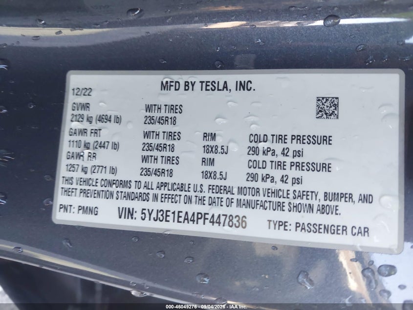 TESLA MODEL 3 - zdjęcie 9