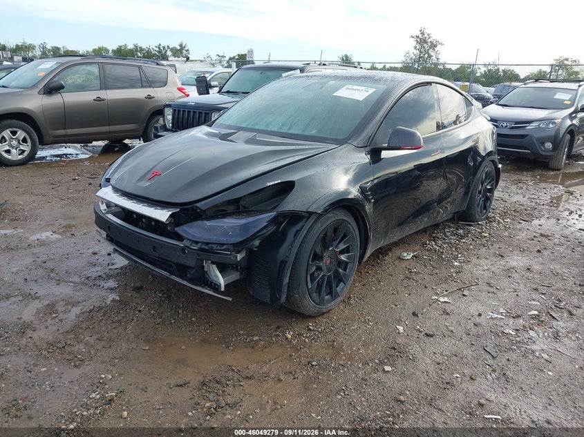 Vin: 7saygaee7rf204661, lot: 46548765, tesla model y long range dual motor all-wheel drive 20242
