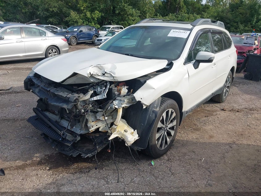 Vin: 4s4bsbnc4g3242179, lot: 46548778, subaru outback 2.5i limited 20162