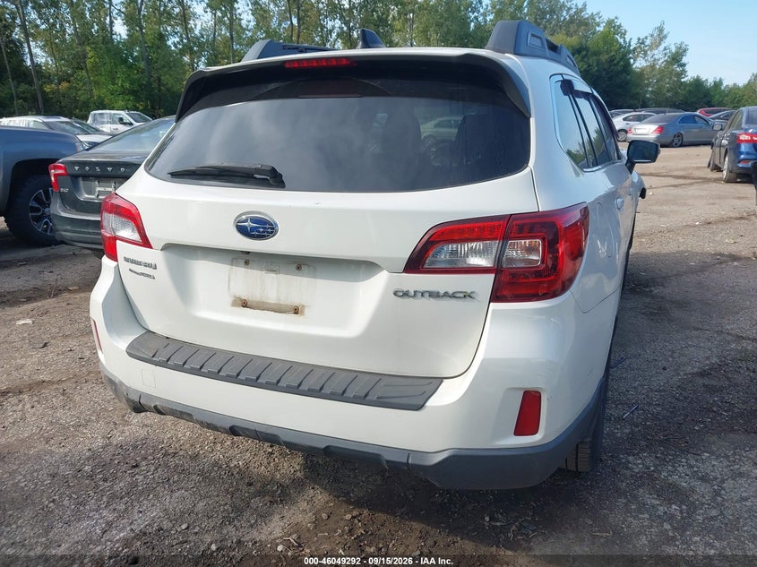 Vin: 4s4bsbnc4g3242179, lot: 46548778, subaru outback 2.5i limited 20164