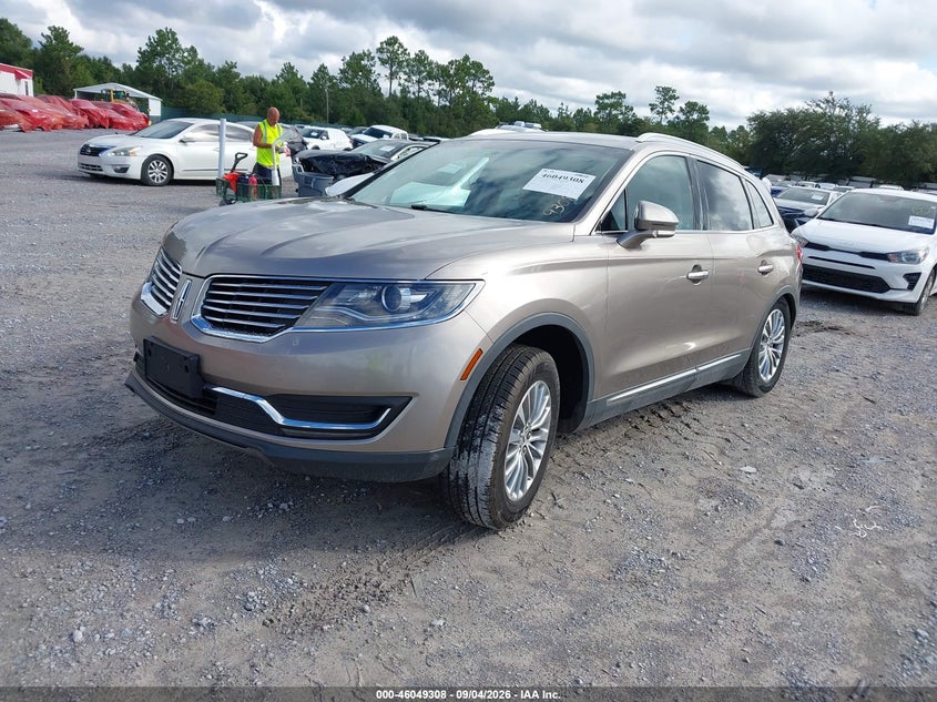 Vin: 2lmpj6krxjbl34675, lot: 46548794, lincoln mkx select 20182