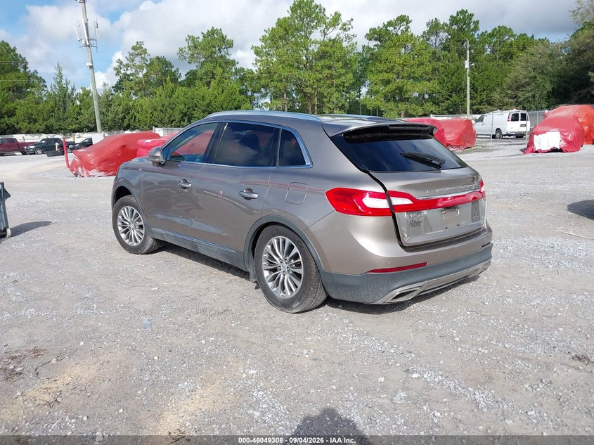 Vin: 2lmpj6krxjbl34675, lot: 46548794, lincoln mkx select 20183