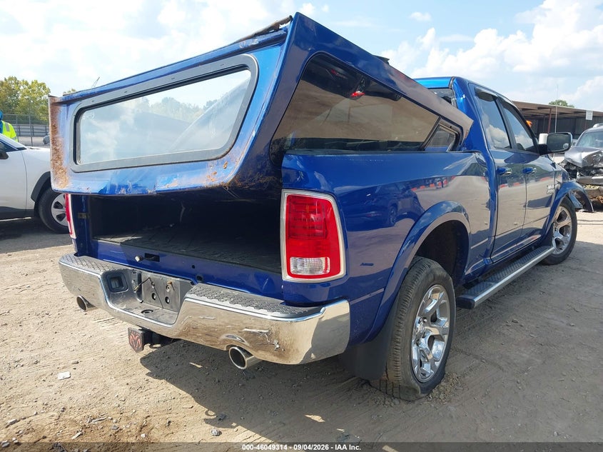 Vin: 1c6rr7jt2hs604056, lot: 46548800, ram 1500 laramie  4x4 6'4 box 20174