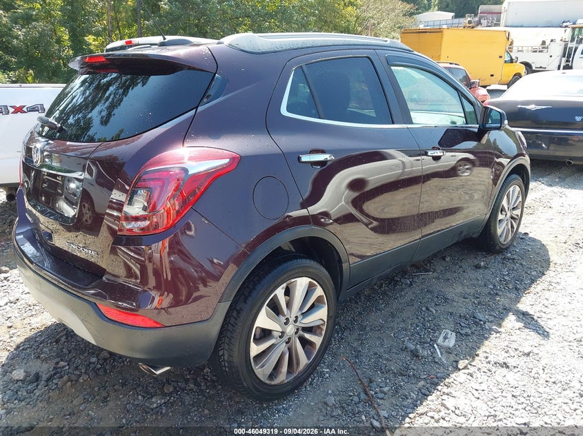 Vin: kl4cjasb8jb566843, lot: 46548805, buick encore preferred 20184