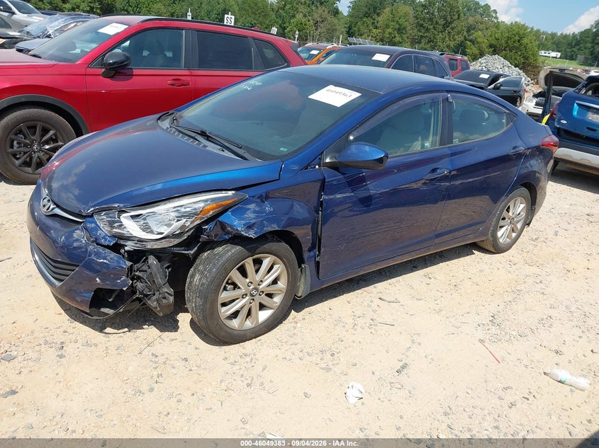 Vin: 5npdh4ae5fh591997, lot: 46548849, hyundai elantra se 20152
