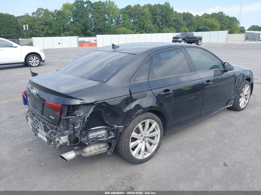 2017 AUDI A4 auction photo 4