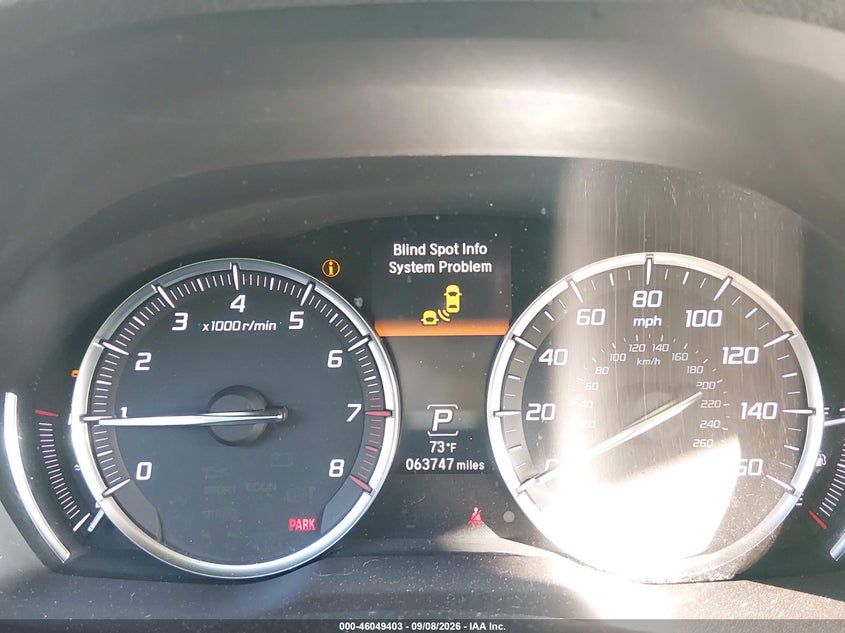 ACURA MDX 2020 VIN 5J8YD4H85LL012366