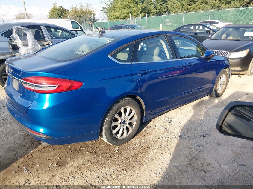 Vin: 3fa6p0g73hr231520, lot: 46548917, ford fusion s 20174