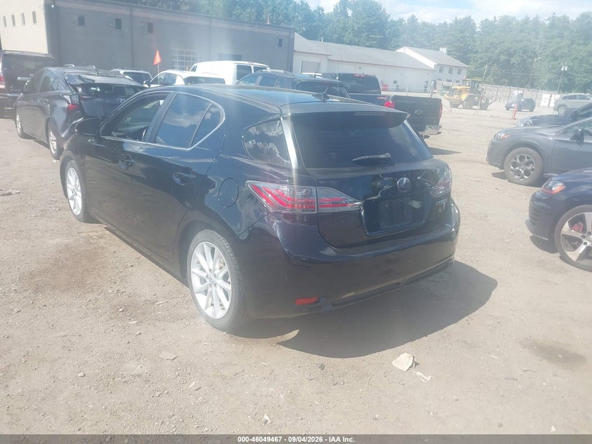 LEXUS CT 200H 2013 VIN JTHKD5BH3D2137424