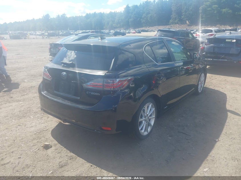 LEXUS CT 200H 2013 VIN JTHKD5BH3D2137424