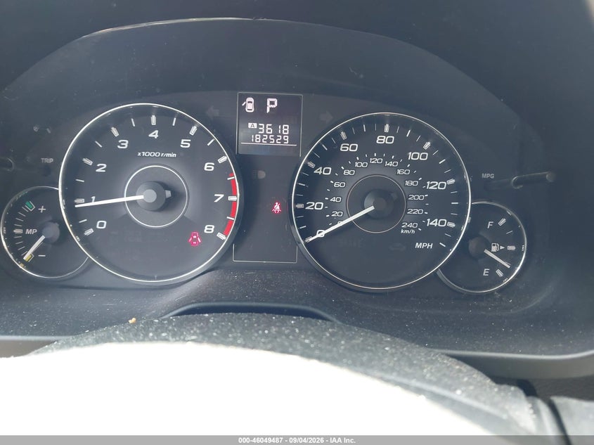 2011 SUBARU OUTBACK auction photo 7