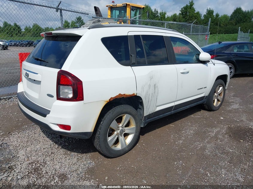 2016 JEEP COMPASS SPORT UTILITY VEHICLE 2.4L I-4 DOHC, VVT, REGULAR , 172HP
