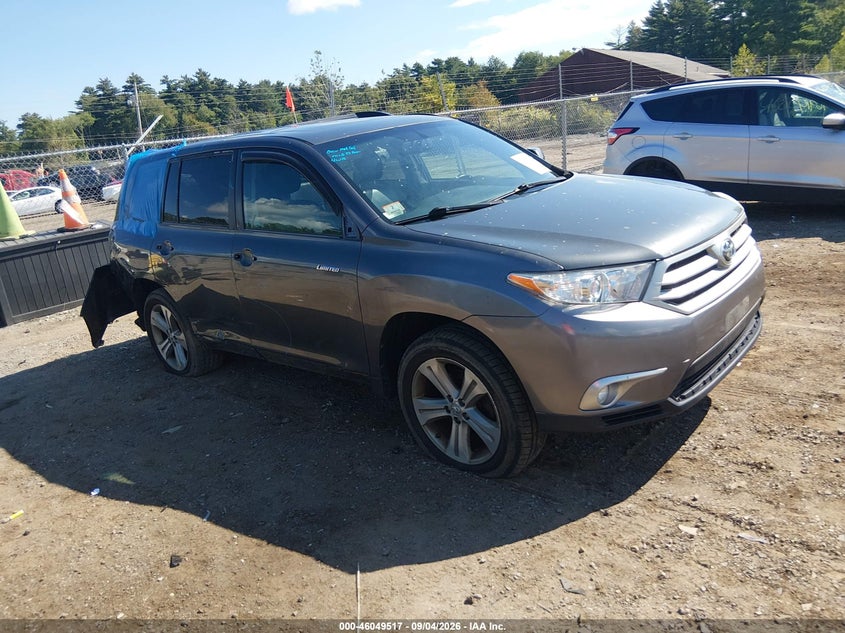 Vin: 5tddk3eh1cs139793, lot: 46549003, toyota highlander limited v6 20121