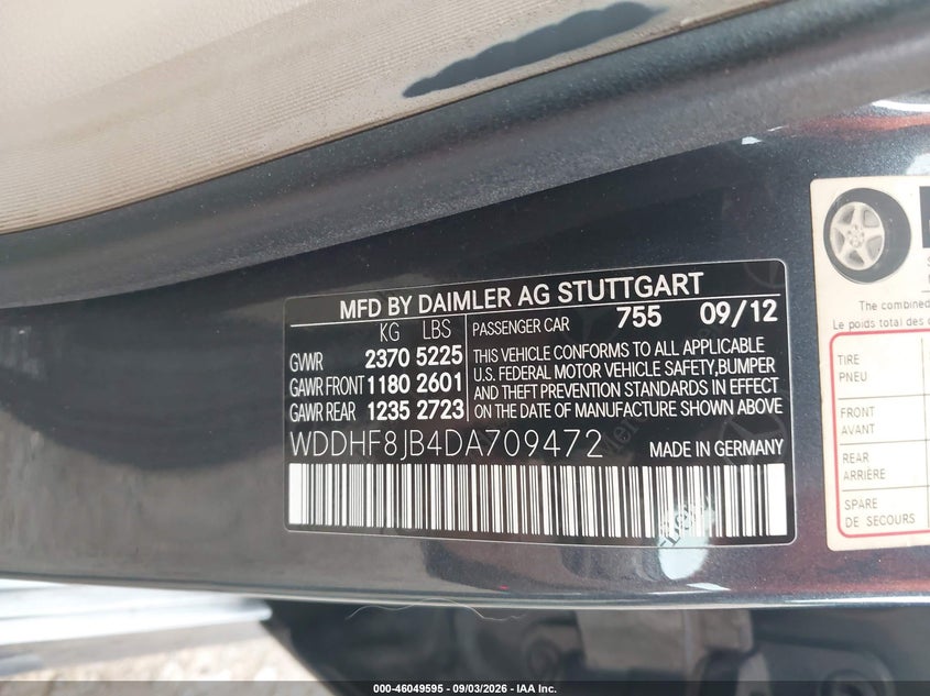 2013 MERCEDES-BENZ E 350 4MATIC · Фото 9