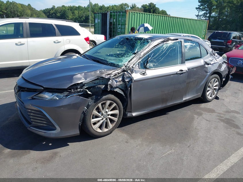 Vin: 4t1c11ak2nu033691, lot: 46549082, toyota camry le 20222