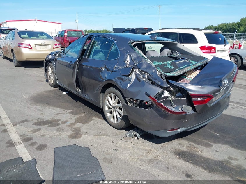 Vin: 4t1c11ak2nu033691, lot: 46549082, toyota camry le 20223
