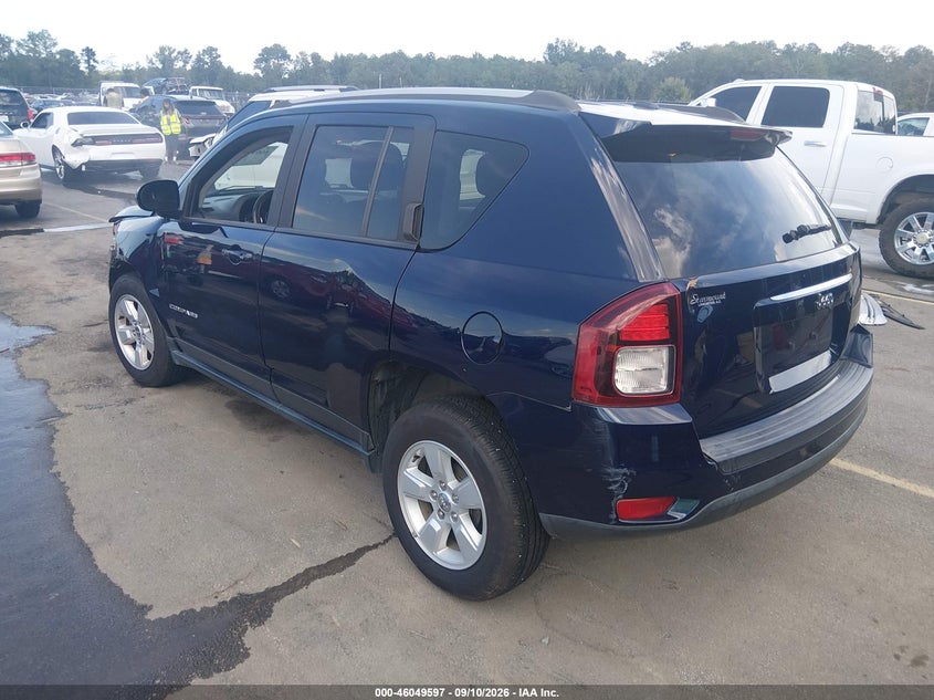 Vin: 1c4njcea6gd734179, lot: 46549083, jeep compass latitude 20163