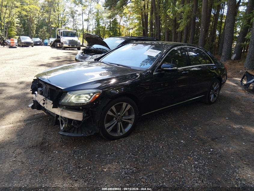 Vin: wddug6gb3ja376765, lot: 46549088, mercedes-benz s 450 20182