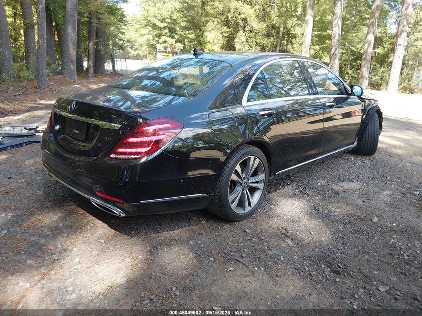 Vin: wddug6gb3ja376765, lot: 46549088, mercedes-benz s 450 20184
