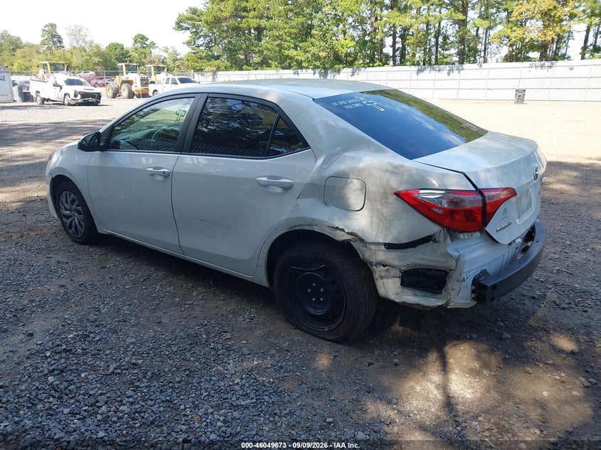 Vin: 5yfburhe7jp830838, lot: 46549159, toyota corolla le 20183