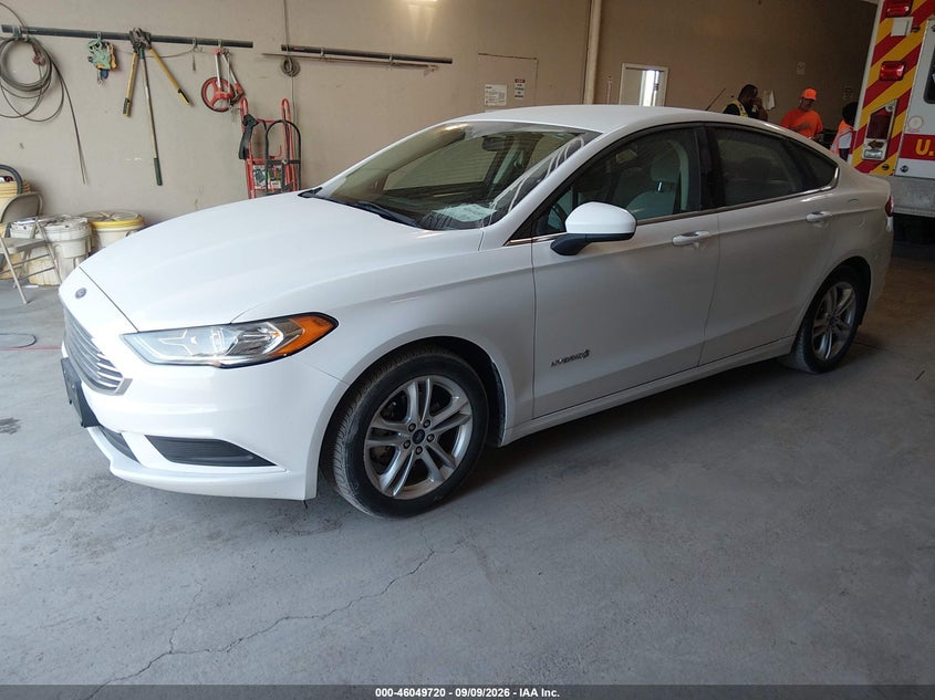 Vin: 3fa6p0uuxjr279080, lot: 46549206, ford fusion hybrid s 20182