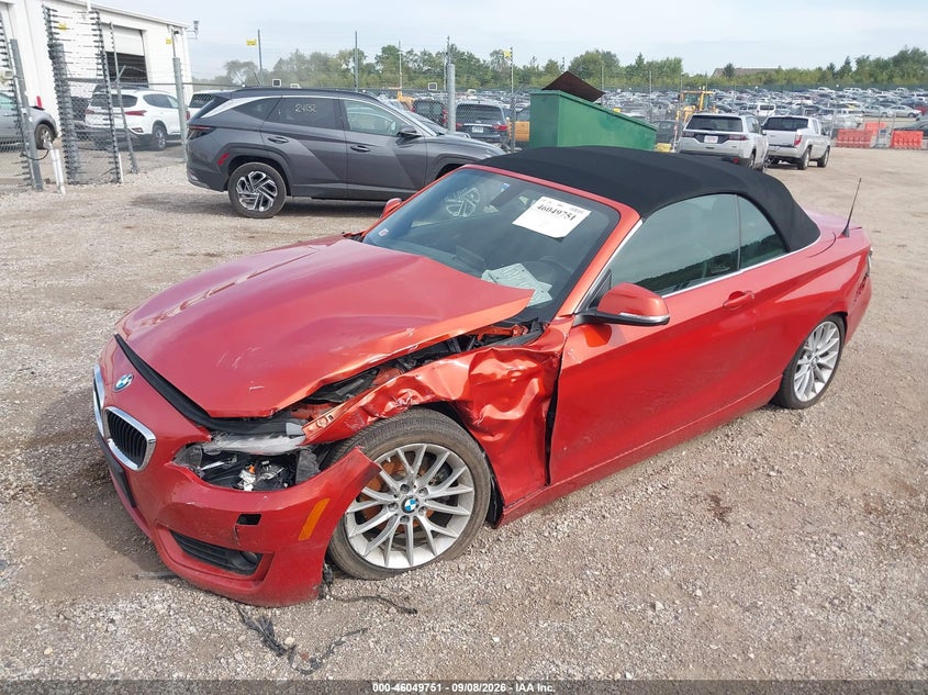 Vin: wba1k7c55fv235162, lot: 46549237, bmw 228i xdrive 20152