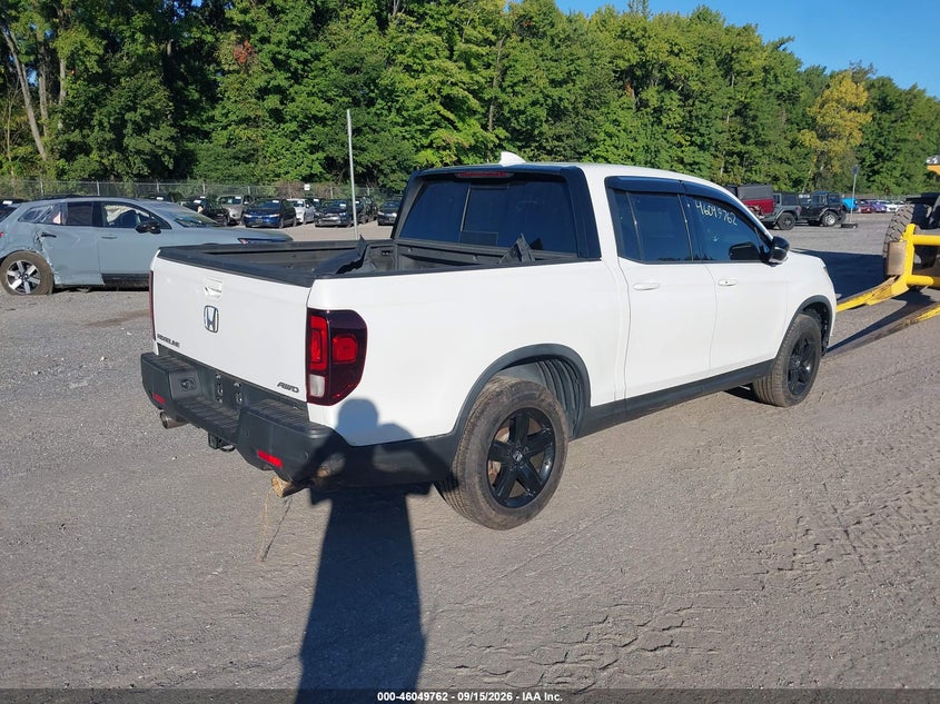 Vin: 5fpyk3f83nb023011, lot: 46549247, honda ridgeline black edition 20224