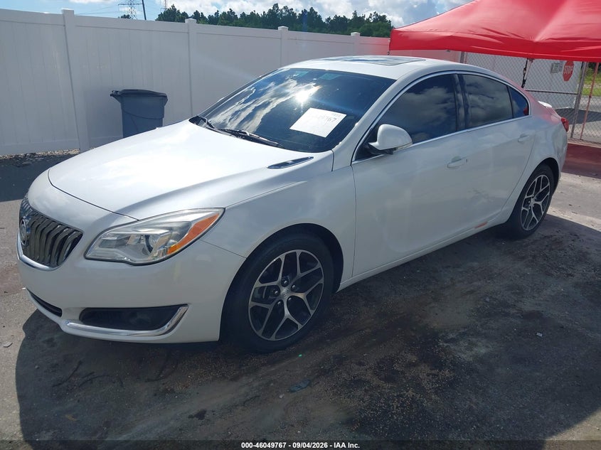 Vin: 2g4g35ex2g9194597, lot: 46549253, buick regal turbo sport touring 20162