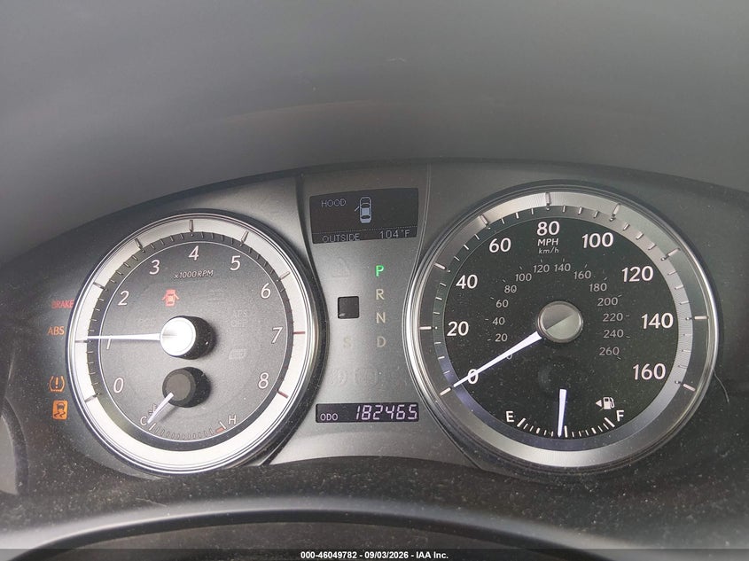 2011 LEXUS ES 350 auction photo 7