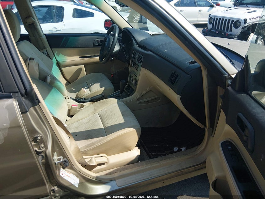 2008 SUBARU FORESTER auction photo 5